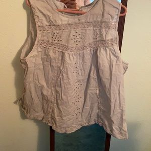 Lace tank